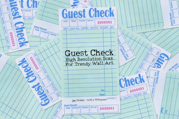 Download Guest Check Stock Image High Resolution - Stock Collection