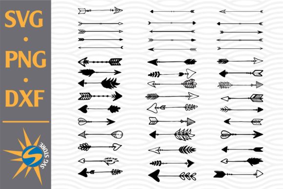 Download Arrow, Tribal Hand Drawn Arrow Bundle - Arrow bundle Collection