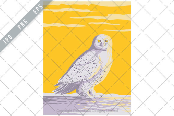 Download Snowy Owl Polar Owl White Owl WPA Art - White owl Collection