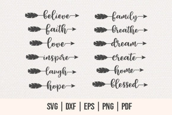 Download Love Family Faith Arrow Bundle - Arrow bundle Collection