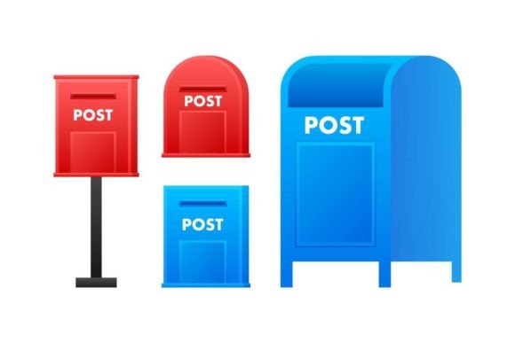 Download Set Mail Box, Post Mailbox. Vector Stock - Stock Collection