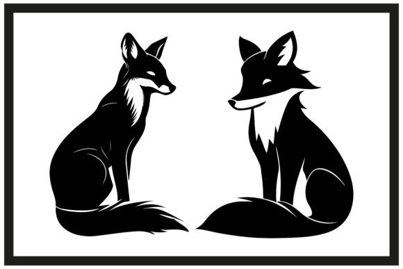 Download Fox Silhouette Stock Vector Illustration - Stock Collection