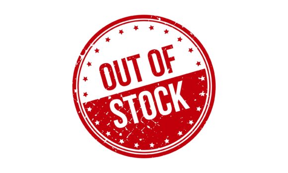 Download Out of Stock Round Rubber Grunge Stamp - Stock Collection